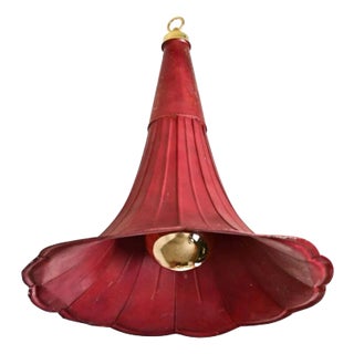 French Gramophone Pendant Light For Sale