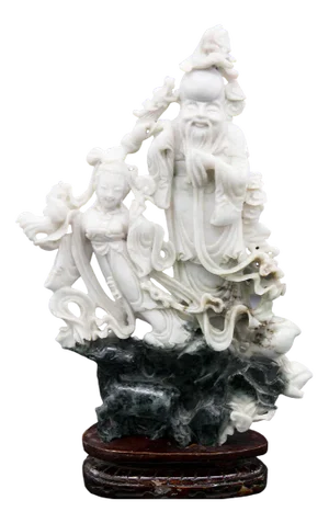 Chinese Jade Statue of a Confucian Sage