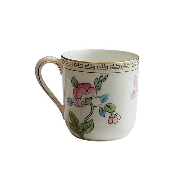 Noritake Rare 1920s Noritake Earthquake Relief Special Edition Teacup and Saucer Set For Sale - Image 4 of 9