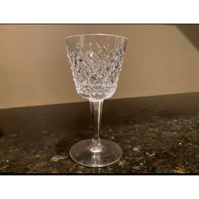 Glass Vintage Waterford Lismore Crystal Stemware Set of 24, Mid-Century Irish For Sale - Image 7 of 12