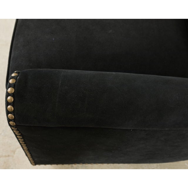 Ralph Lauren Italian Vegan Suede Colorado Club Chair For Sale - Image 11 of 18