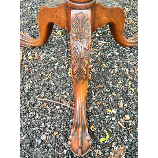 1940s Jonson Handley Johnson Georgian Style Tilt Top Table For Sale - Image 5 of 10