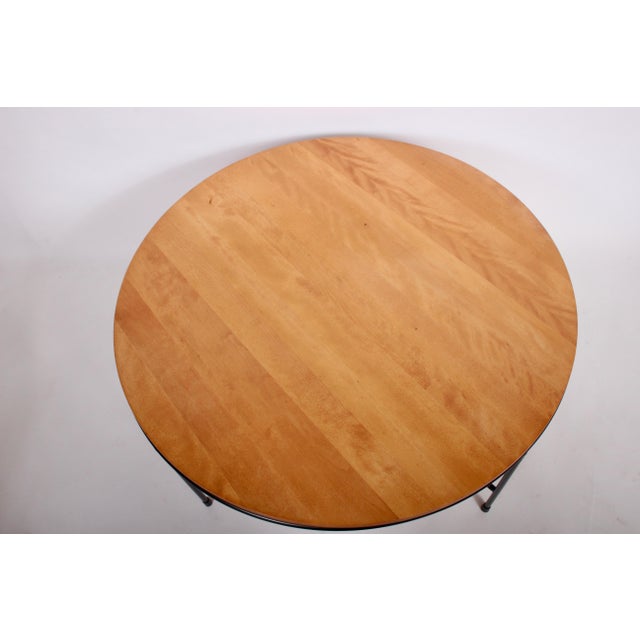 1950s Original Paul McCobb Planner Group Birch & Iron Coffee Table For Sale - Image 5 of 11