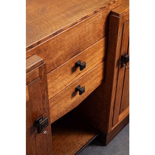 Amsterdam School Cabinet, 1920s For Sale - Image 11 of 18