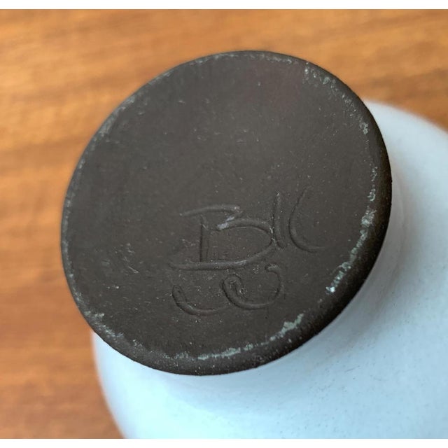 Mid-Century German Studio Pottery Vase from BKW Böttger Keramik Wandsbek, 1960s For Sale - Image 15 of 17