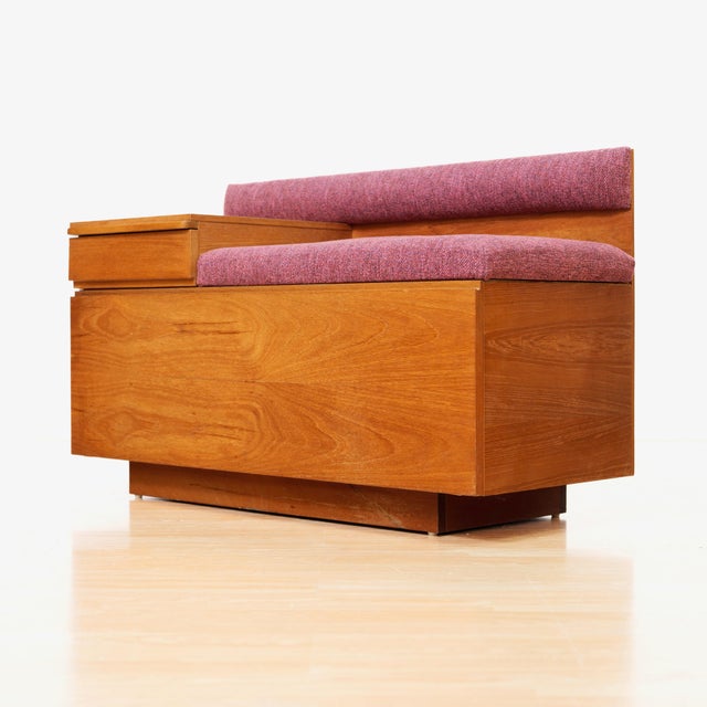 Brown 1960s Mid Century Entryway Bench in Teak by Chippy Heath For Sale - Image 8 of 11