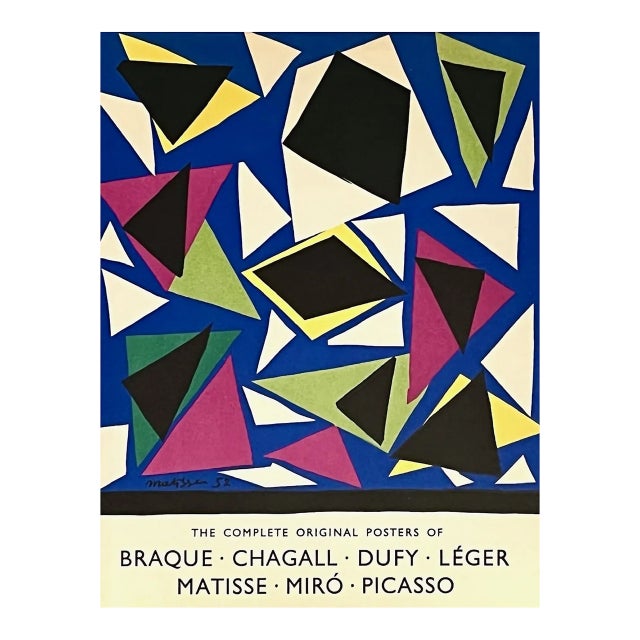 1959 Henri Matisse Lithograph Cover Art in Posters For Sale