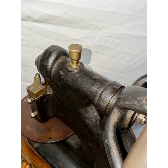 Industrial Antique Italian Flywheel Punch, 1890s For Sale - Image 3 of 18