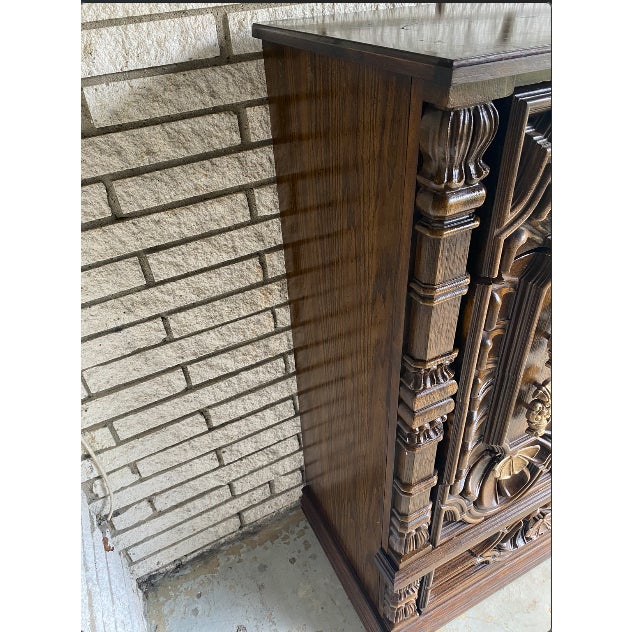 1970s 1970s Vintage Spanish Revival Chest of Drawers For Sale - Image 5 of 13