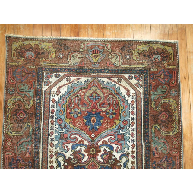 Zabihi Collection Persian Malayer Hamadan Rug For Sale In New York - Image 6 of 7
