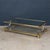 20th Century Hollywood Regency Italian Glass, Brass and Acrylic Glass Coffee Table, 1980 For Sale - Image 4 of 14