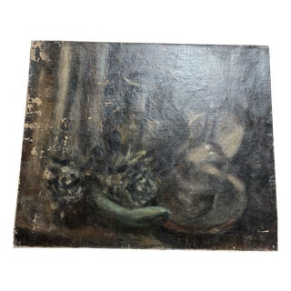 André Foy, Still Life with Vase, 1920s-1940s, Oil on Canvas For Sale