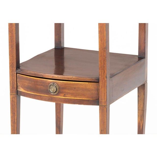 Early 20th Century Victorian Flame Mahogany Washstand For Sale - Image 5 of 8