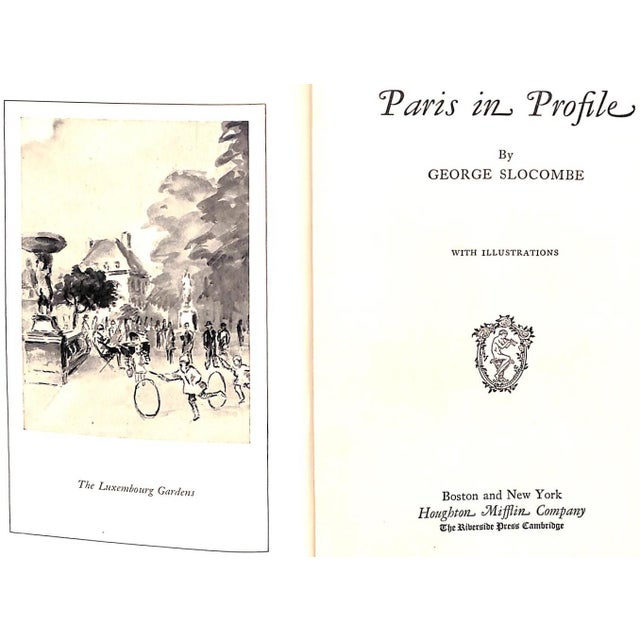 French "Paris in Profile: A Book for the Sophisticated" 1929 Slocombe, George For Sale - Image 3 of 11