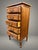 Vintage French Country Carved Oak Tallboy For Sale - Image 3 of 4