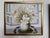 Vintage Ramon Textured Floral Still Life Painting Lilies Framed Canvas Art For Sale - Image 9 of 12