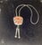 Native American Carmelo Patania (1902-1999) Outstanding Mediterranean Coral Set in Sterling Silver W Lovely Aglets. For Sale - Image 3 of 6