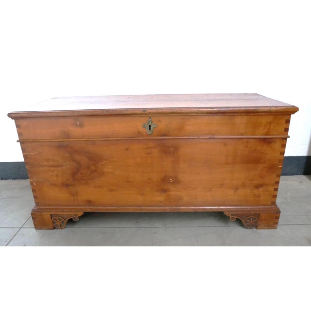 Antique Cherry Chest, 1890s For Sale - Image 14 of 16