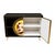 1980s Marilyn Black Glass Sideboard, 1980s For Sale - Image 5 of 6
