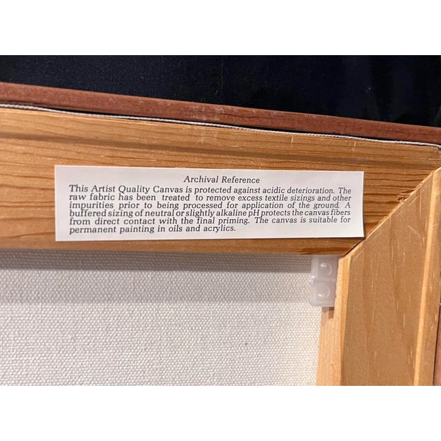 Vintage B. Keller Expressionist Figurative Acrylic Painting Titled the ...