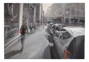 Paris Kerdalo, Faubourg Saint-Honoré, 2000s, Acrylic on Canvas