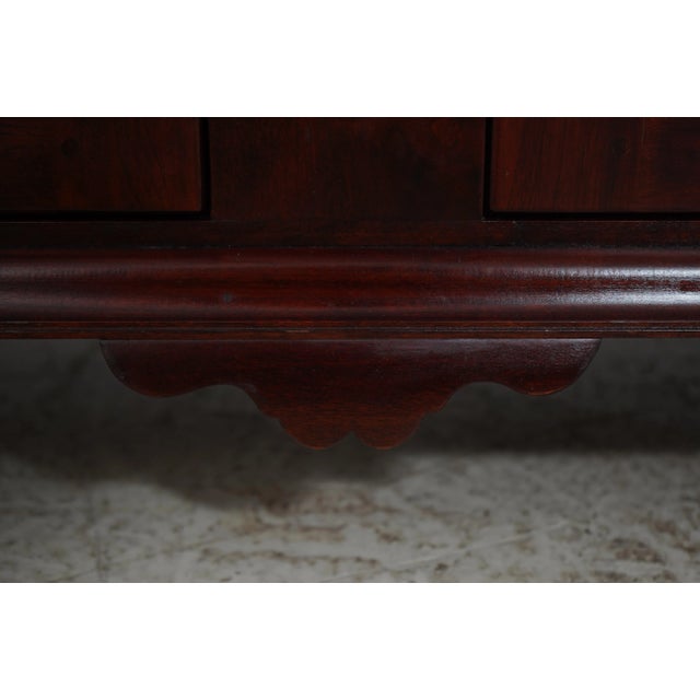 Dr Dimes Primitive Cherry 4 Door Server Buffet For Sale - Image 15 of 18