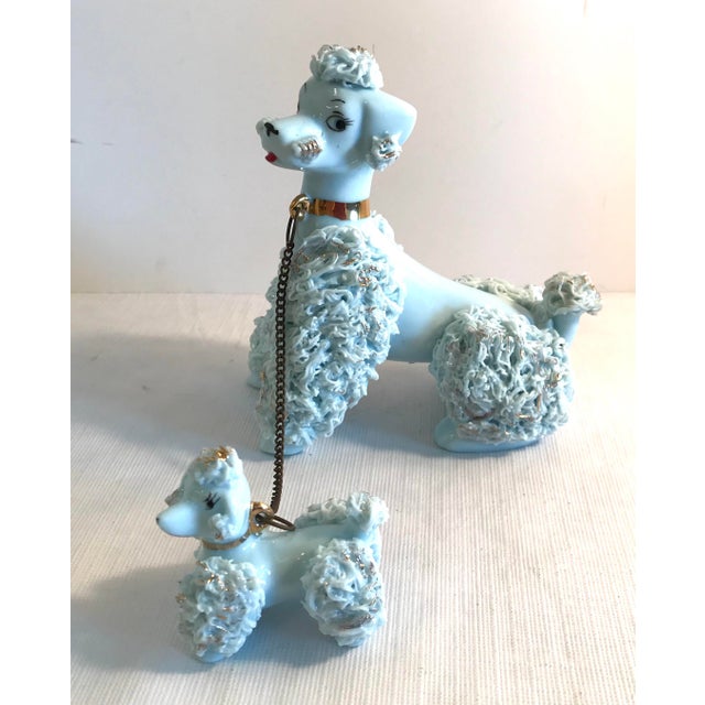 Vintage MidCentury French Poodle Ceramic Figurines A Pair Chairish