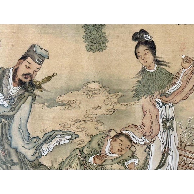 Chinese Export, Hand-Painted Figural Scenes, Rosewood Frames, China, 19th C. For Sale - Image 18 of 18