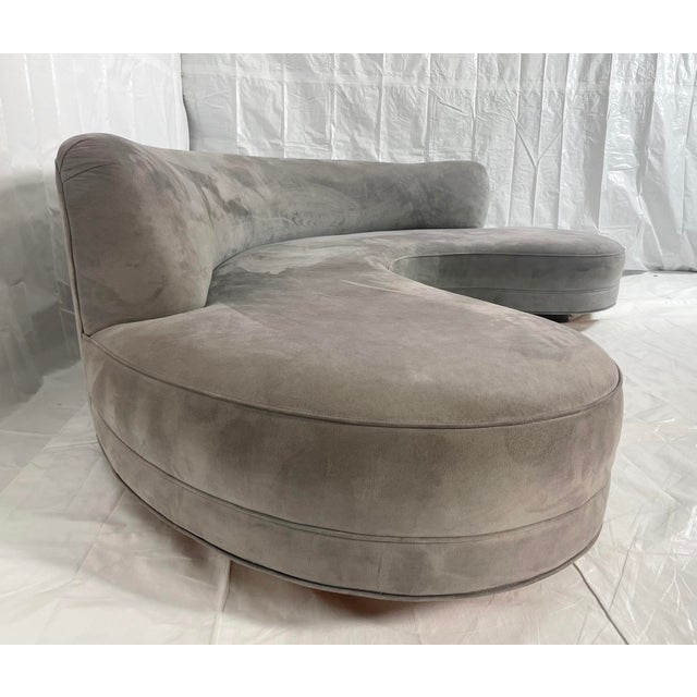 Vladimir Kagan for Directional Serpentine Sofa, 1970s Modernist Design, Usa 1970 For Sale In Los Angeles - Image 6 of 18