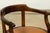 Late 19th Century French Empire Style Mahogany Barrel Back Desk Chair For Sale - Image 18 of 18