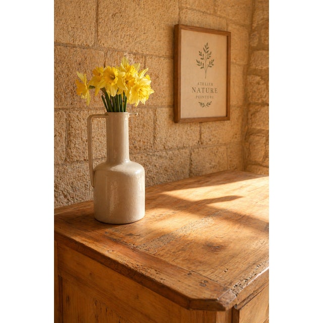 Mid-Century Modern French Farmhouse Wooden Sideboard For Sale - Image 3 of 9