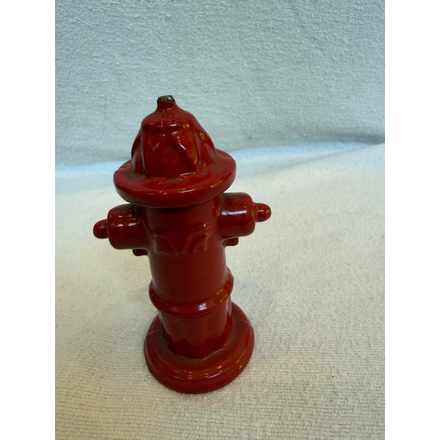 Cast Iron Red Fire Hydrant Toy For Sale - Image 4 of 9