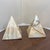 Vintage 1970s Hand Carved Decorative Onyx Pyramids- a Pair For Sale - Image 4 of 10
