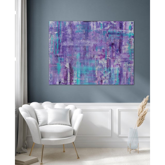 2020s "Skipping Stones" Contemporary Abstract Painting by Lisa Finlayson For Sale - Image 5 of 10