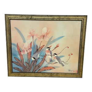 Johnny Lung Watercolor Painting, Framed