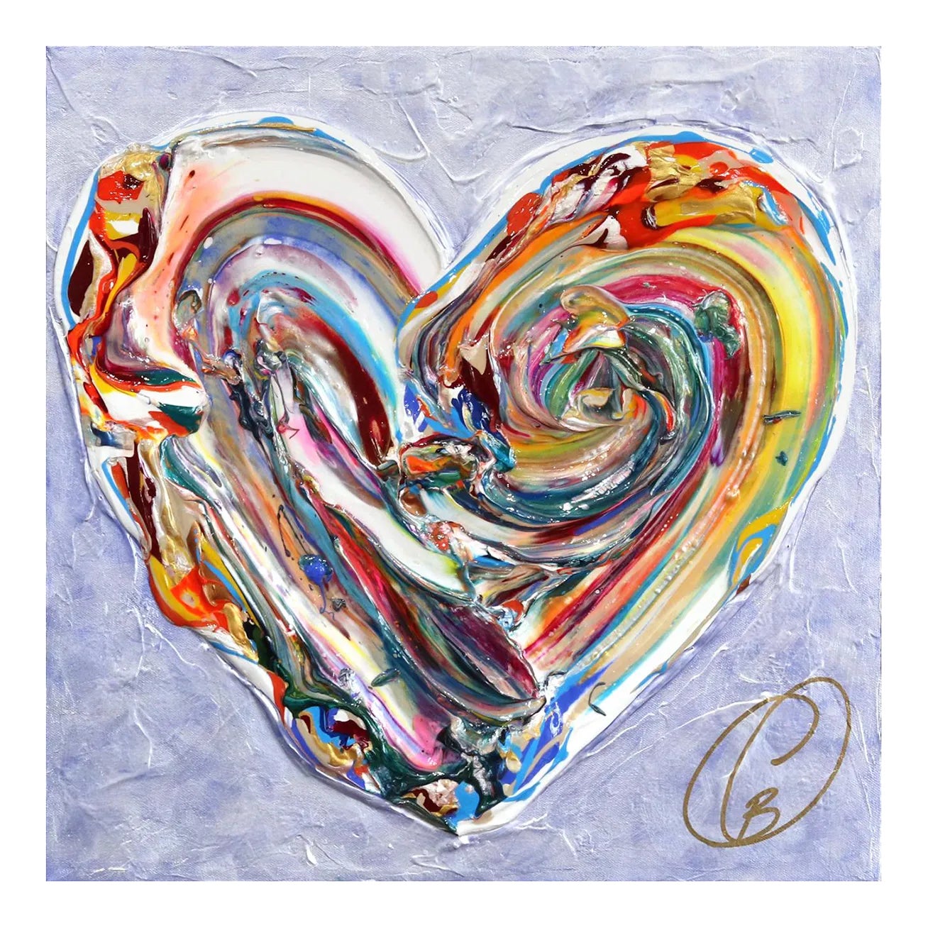 "Beauty of Love" Original Artwork by Cynthia CoulombeBégin Chairish