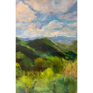 Higher Places Impressionist Oil Painting For Sale