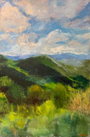 Higher Places Impressionist Oil Painting