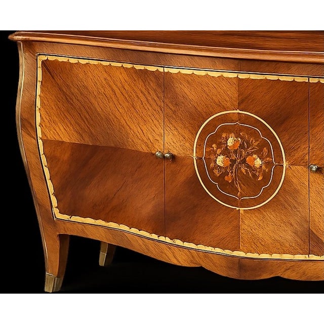 Early 20th Century French Art Deco Buffet, Sideboard or Credenza in the Style of Gaston Poisson For Sale - Image 5 of 6