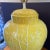Palm Beach Hollywood Regency Yellow Ginger Jar Lamp With Custom Shade For Sale In Miami - Image 6 of 9