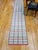 Vintage American Rag Runner, Handwoven Wool & Cotton, Indigo Stripe Pattern, 2x11 For Sale - Image 4 of 12