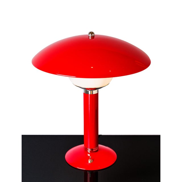 Table Lamp from Jumo, 1920s, in Restored conditions. Designed 1920 to 1949 I have official proof of authenticity such as...