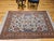 Textile Vintage Persian Isfahan Rug, Hand-Knotted Wool & Silk, Allover Floral Pattern, Ivory & Brick-Red, 4x6 For Sale - Image 7 of 18