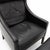 Set of Black Leather Wingchair and Ottoman by Borge Mogensen for Fredericia, 1960s For Sale - Image 9 of 17