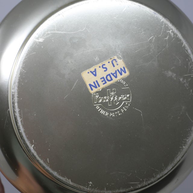 1960s Vintage Metallic Gold-Tone Ice Bucket by Kromex For Sale - Image 5 of 6