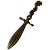 Bronze Serpent Dolphin Letter Opener For Sale