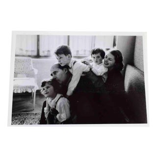 David Seymour, Ingrid Bergman and Roberto Rossellini with their Children, 1985, Photograph For Sale