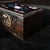 Vintage Chinese Rosewood & Mother-of-Pearl Inlay Jewelry Box – Auspicious Objects & Clouds Motif For Sale In Los Angeles - Image 6 of 9