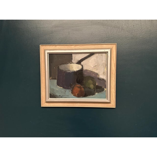 Bengt Hillgrund, Pan and Fruits, 1961, Oil on Canvas, Framed For Sale - Image 18 of 18