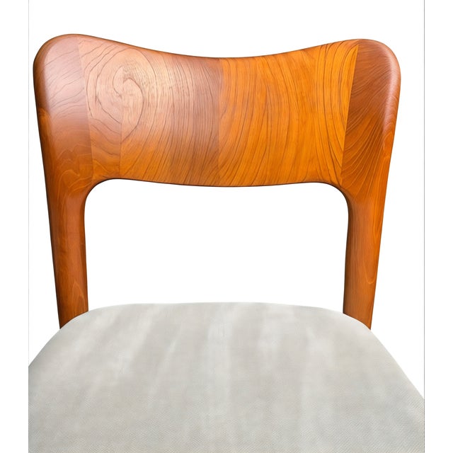 Danish Modern Dining Chairs in Teak by Niels Koefoed for Koefoeds Hornslet Møbelfabrik A/S, Denmark, 1970s, Set of 4 For Sale - Image 15 of 18